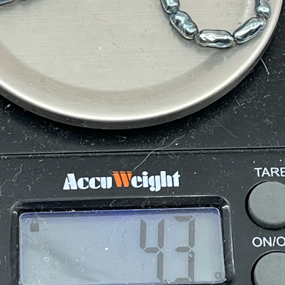 Vintage Hematite and Rhinestone Accented Bracelet – 8” - Picture 16 of 16